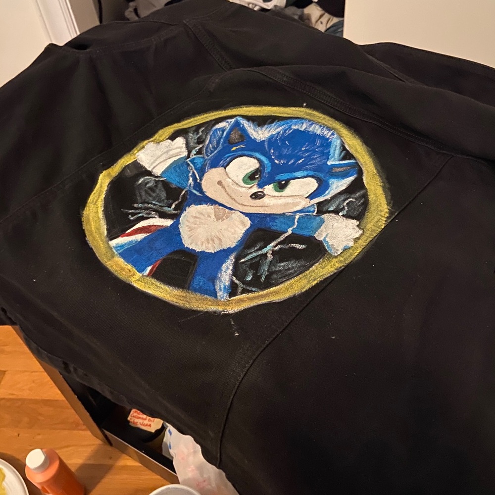 Custom Sonic Jean Jacket